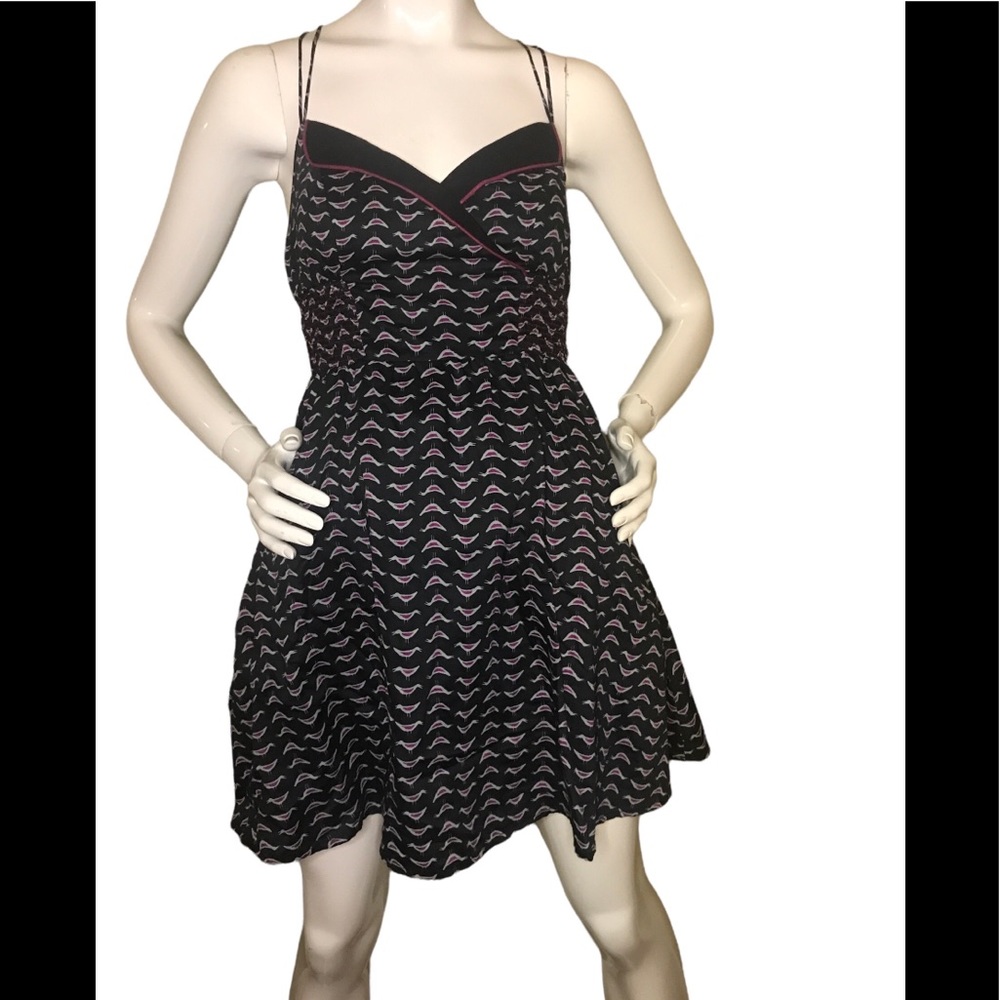 Free people bird print summer dress (4)